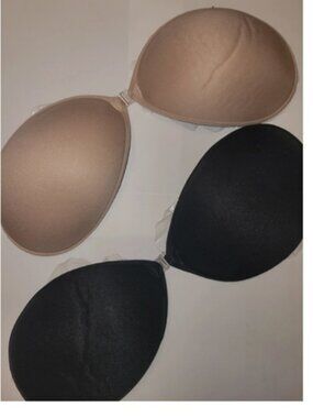2 Women's Strapless Invisible Bra Backless Self-Adhesive Push Up Gel Sticky Bra